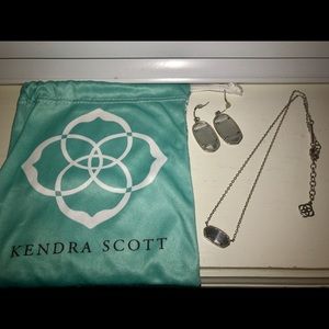 Kendra Scott necklace and earrings